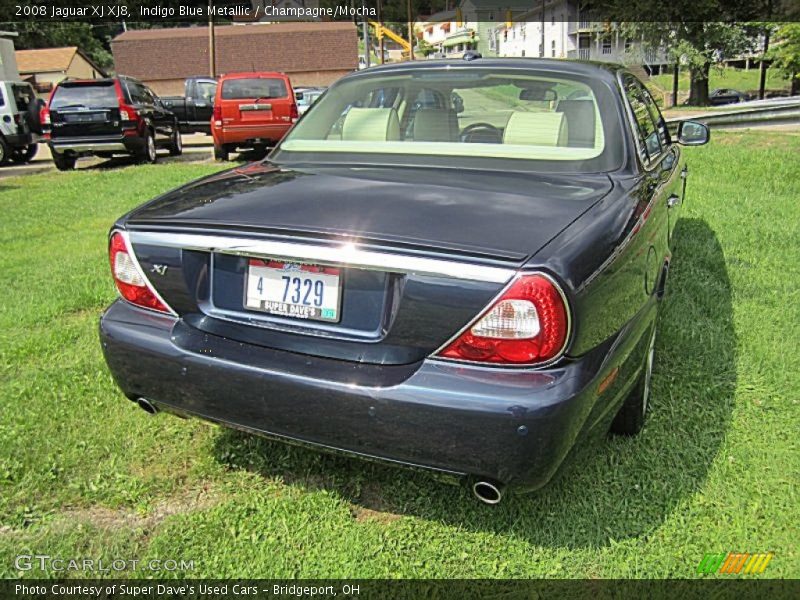 Indigo Blue Metallic / Champagne/Mocha 2008 Jaguar XJ XJ8