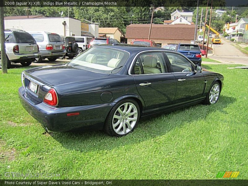 Indigo Blue Metallic / Champagne/Mocha 2008 Jaguar XJ XJ8