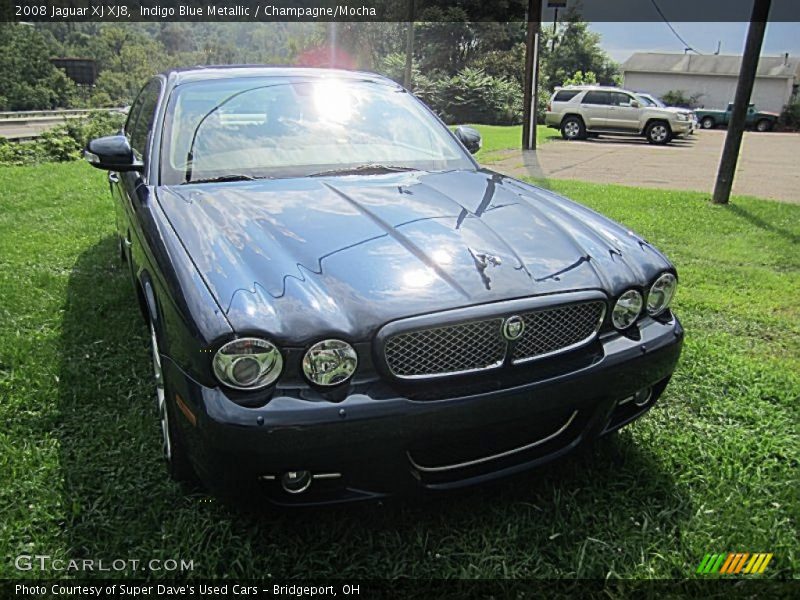 Indigo Blue Metallic / Champagne/Mocha 2008 Jaguar XJ XJ8