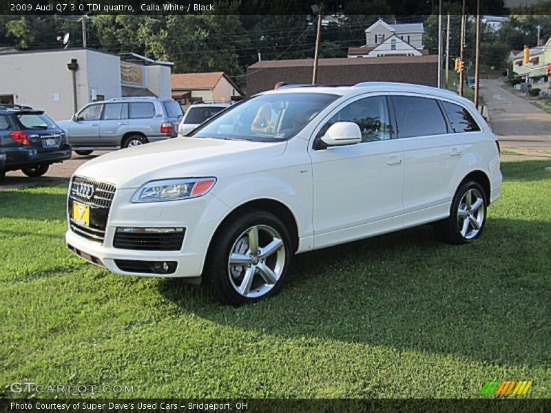 Calla White / Black 2009 Audi Q7 3.0 TDI quattro