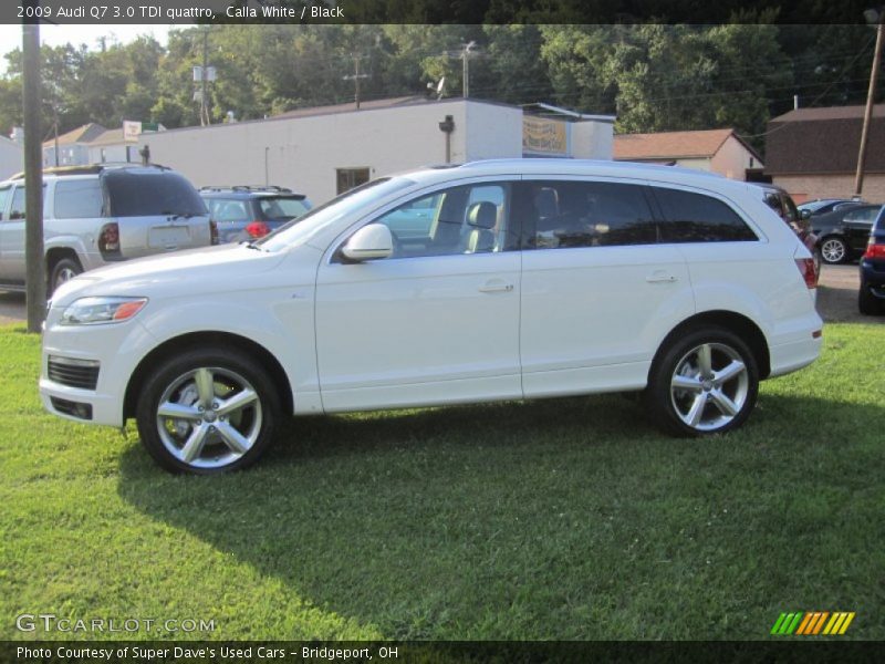 Calla White / Black 2009 Audi Q7 3.0 TDI quattro