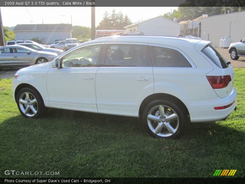 Calla White / Black 2009 Audi Q7 3.0 TDI quattro