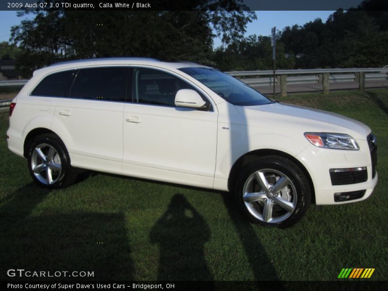 Calla White / Black 2009 Audi Q7 3.0 TDI quattro