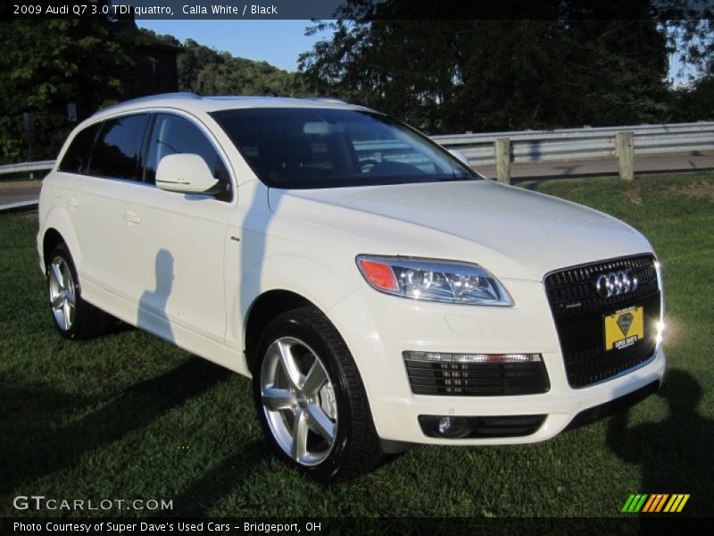 Calla White / Black 2009 Audi Q7 3.0 TDI quattro