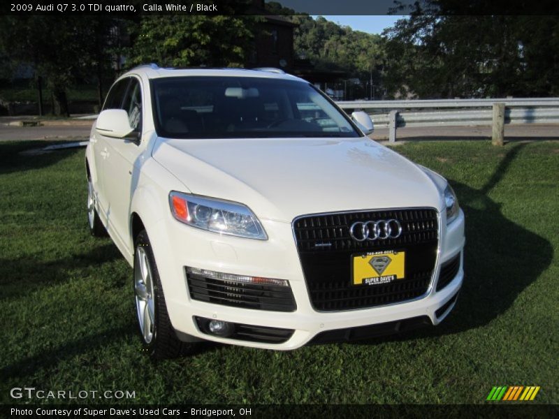 Calla White / Black 2009 Audi Q7 3.0 TDI quattro
