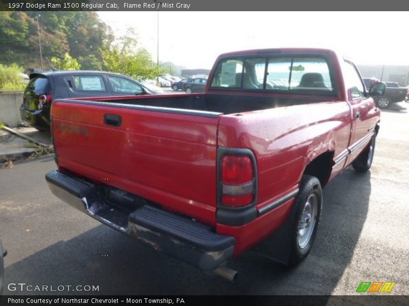 Flame Red / Mist Gray 1997 Dodge Ram 1500 Regular Cab