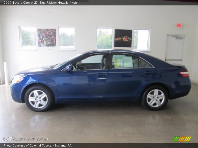 Blue Ribbon Metallic / Ash 2007 Toyota Camry LE