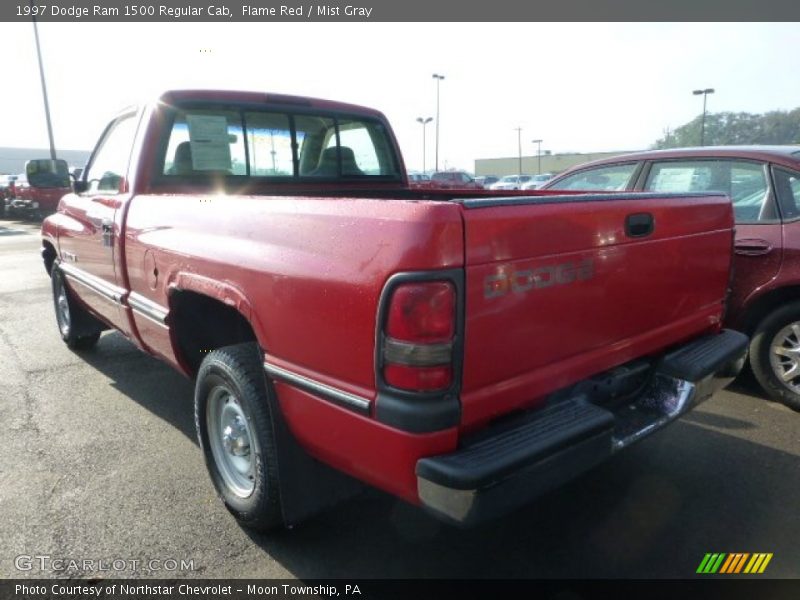 Flame Red / Mist Gray 1997 Dodge Ram 1500 Regular Cab