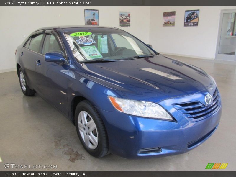 Blue Ribbon Metallic / Ash 2007 Toyota Camry LE