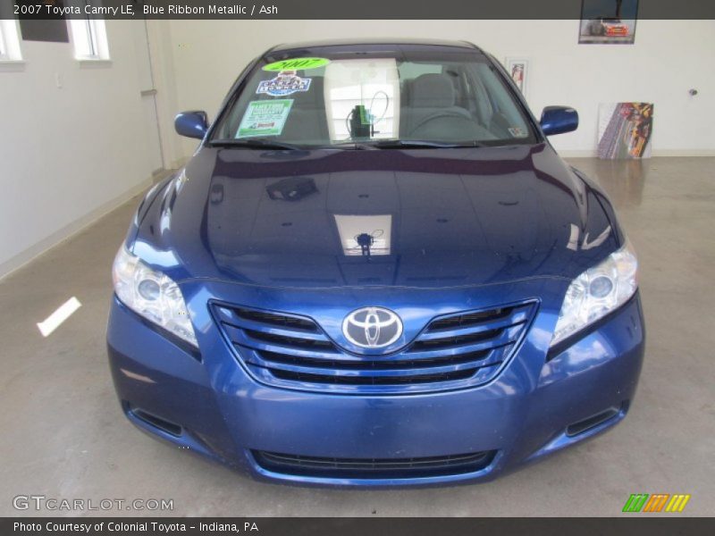 Blue Ribbon Metallic / Ash 2007 Toyota Camry LE