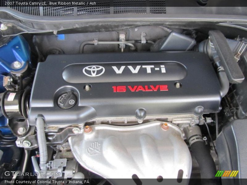 Blue Ribbon Metallic / Ash 2007 Toyota Camry LE