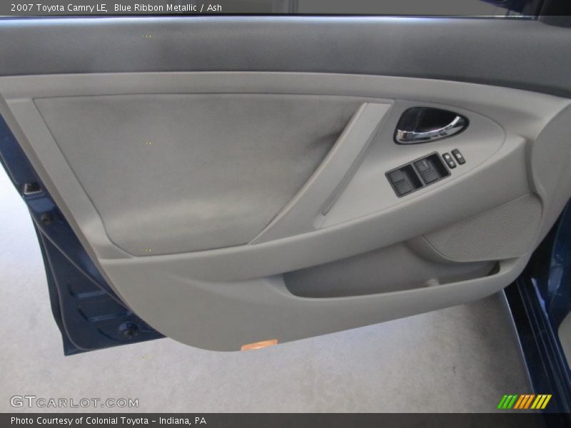 Blue Ribbon Metallic / Ash 2007 Toyota Camry LE