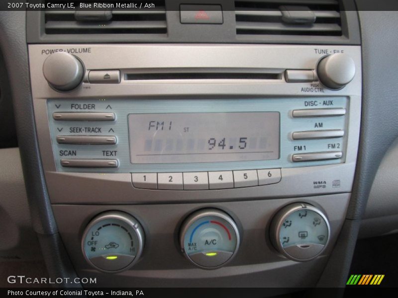 Blue Ribbon Metallic / Ash 2007 Toyota Camry LE