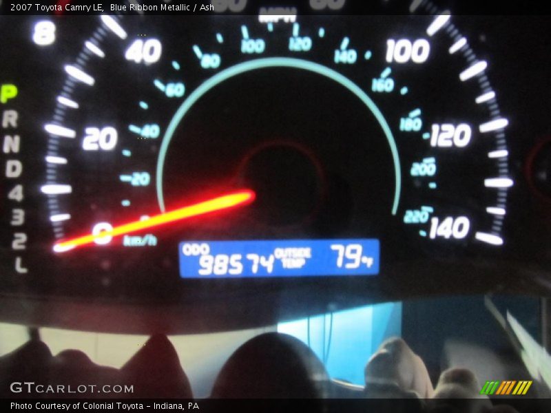Blue Ribbon Metallic / Ash 2007 Toyota Camry LE