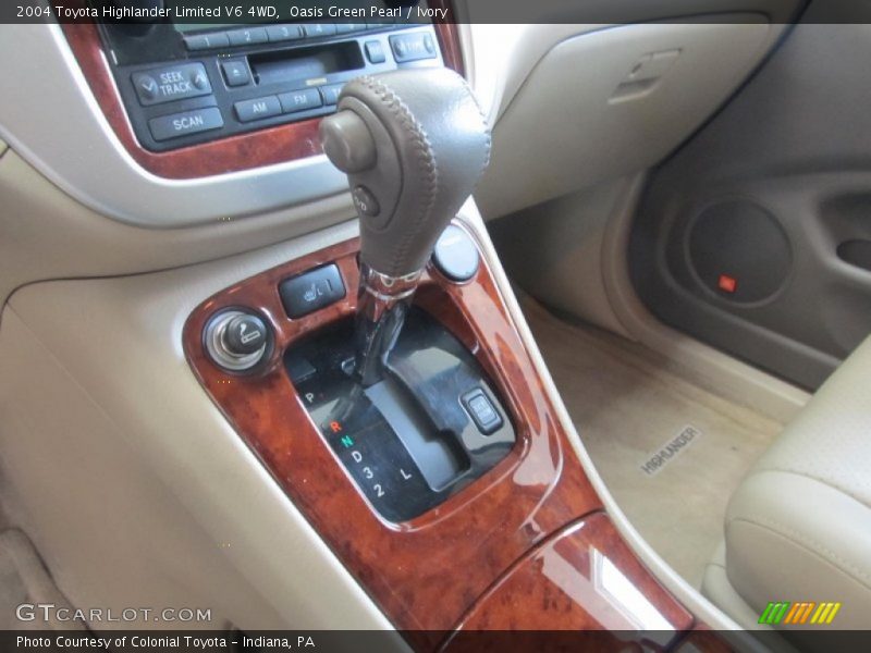 Oasis Green Pearl / Ivory 2004 Toyota Highlander Limited V6 4WD