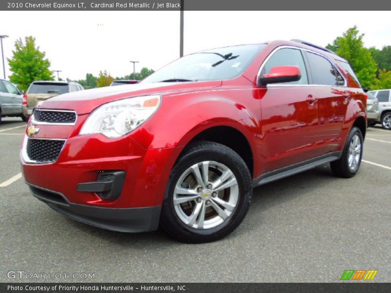 Cardinal Red Metallic / Jet Black 2010 Chevrolet Equinox LT