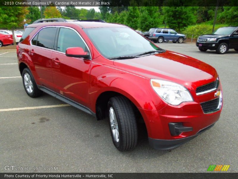 Cardinal Red Metallic / Jet Black 2010 Chevrolet Equinox LT