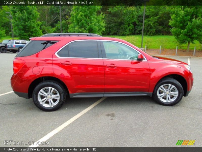 Cardinal Red Metallic / Jet Black 2010 Chevrolet Equinox LT