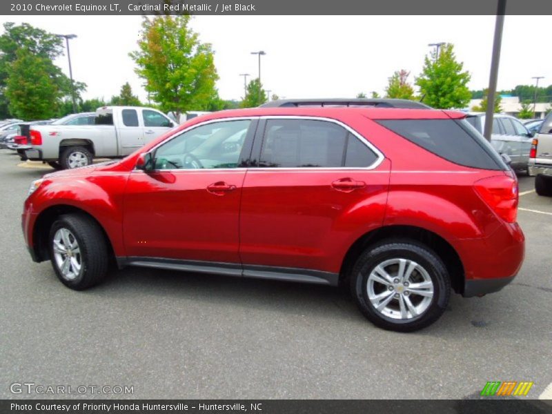 Cardinal Red Metallic / Jet Black 2010 Chevrolet Equinox LT