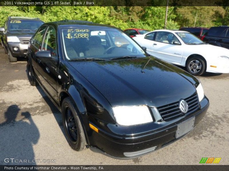 Black / Black 2001 Volkswagen Jetta GLS 1.8T Sedan