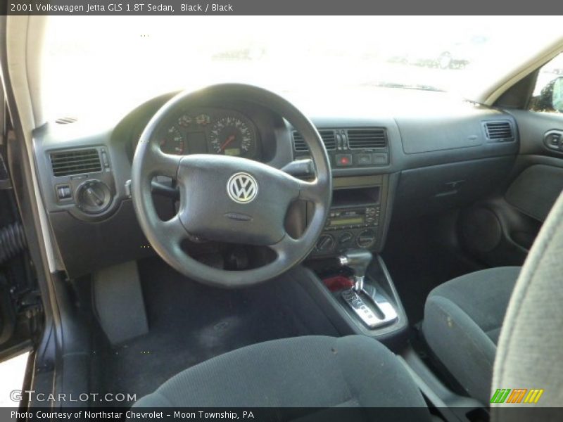 Black / Black 2001 Volkswagen Jetta GLS 1.8T Sedan