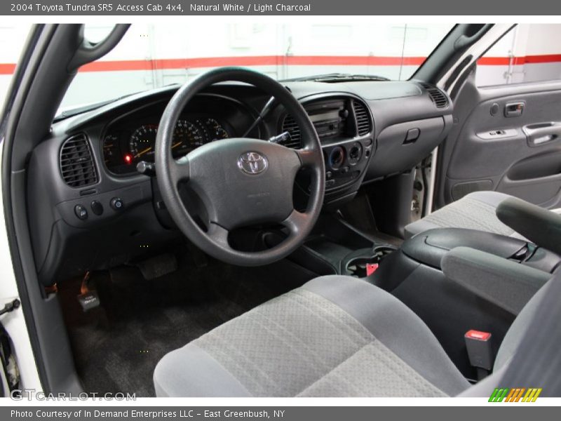 Natural White / Light Charcoal 2004 Toyota Tundra SR5 Access Cab 4x4
