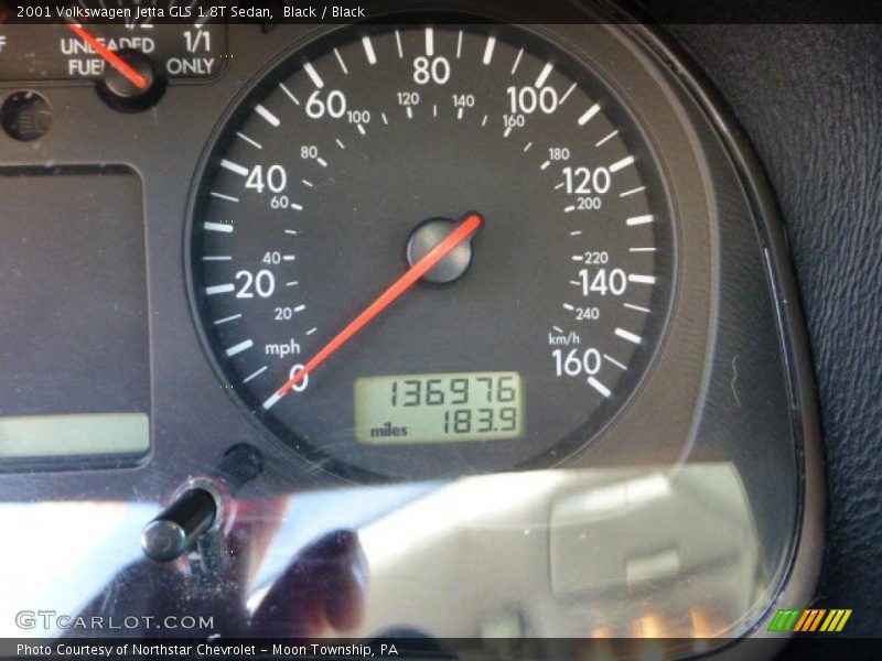 Black / Black 2001 Volkswagen Jetta GLS 1.8T Sedan