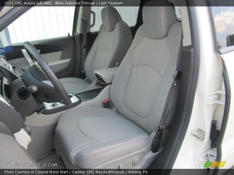 White Diamond Tintcoat / Light Titanium 2011 GMC Acadia SLE AWD