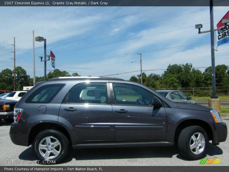 Granite Gray Metallic / Dark Gray 2007 Chevrolet Equinox LS