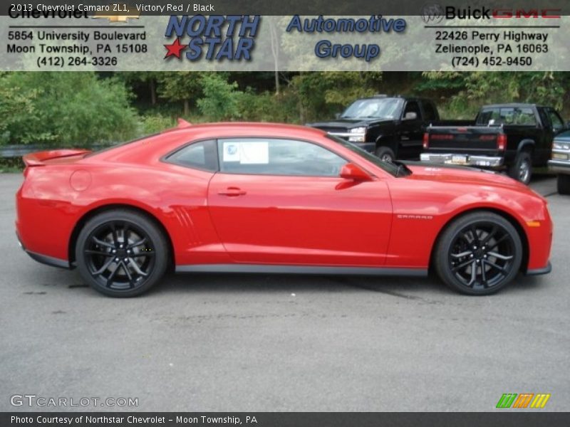 Victory Red / Black 2013 Chevrolet Camaro ZL1