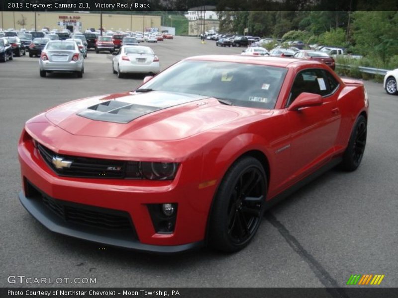 Victory Red / Black 2013 Chevrolet Camaro ZL1