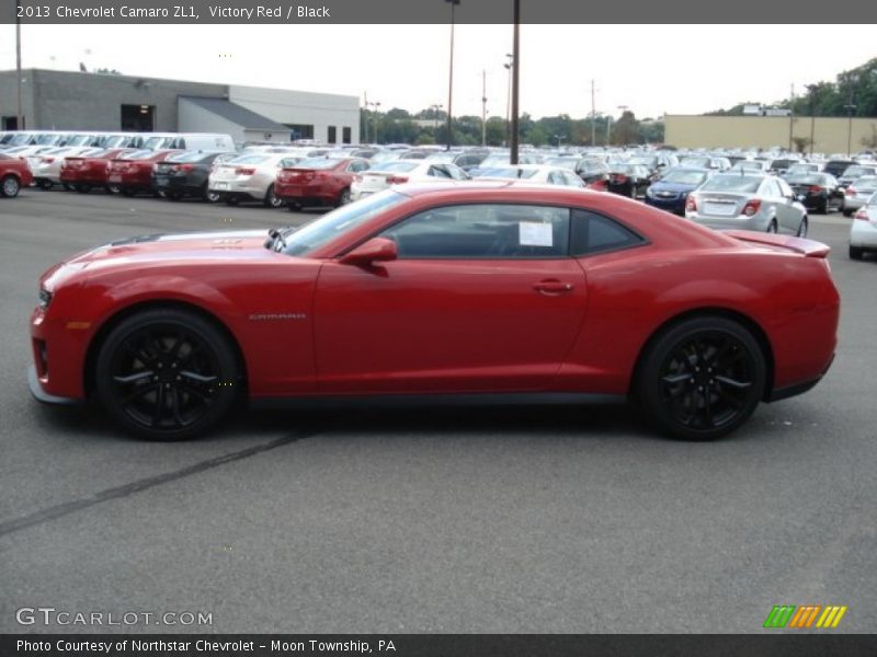 Victory Red / Black 2013 Chevrolet Camaro ZL1