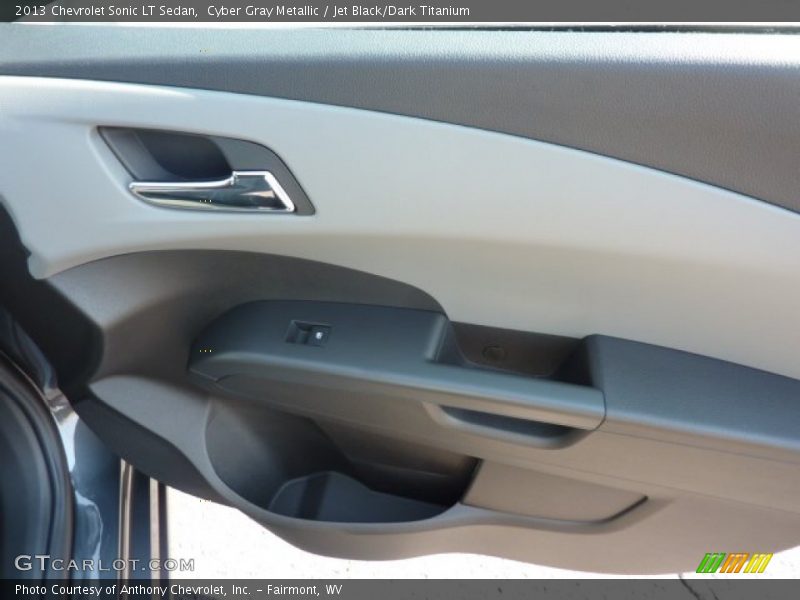 Cyber Gray Metallic / Jet Black/Dark Titanium 2013 Chevrolet Sonic LT Sedan