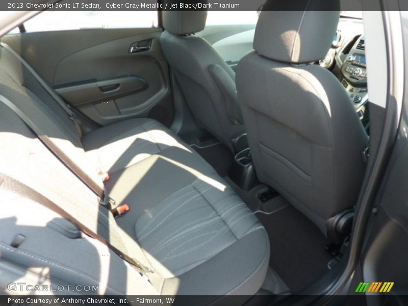 Cyber Gray Metallic / Jet Black/Dark Titanium 2013 Chevrolet Sonic LT Sedan