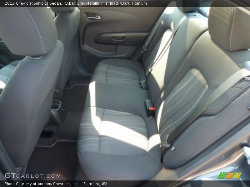 Cyber Gray Metallic / Jet Black/Dark Titanium 2013 Chevrolet Sonic LT Sedan