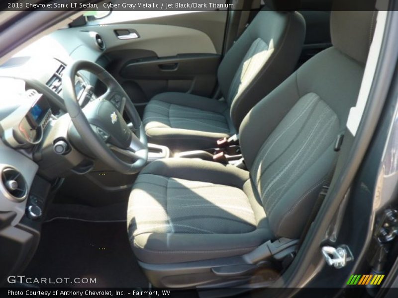 Front Seat of 2013 Sonic LT Sedan