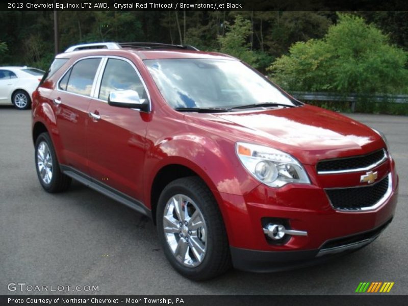 Crystal Red Tintcoat / Brownstone/Jet Black 2013 Chevrolet Equinox LTZ AWD