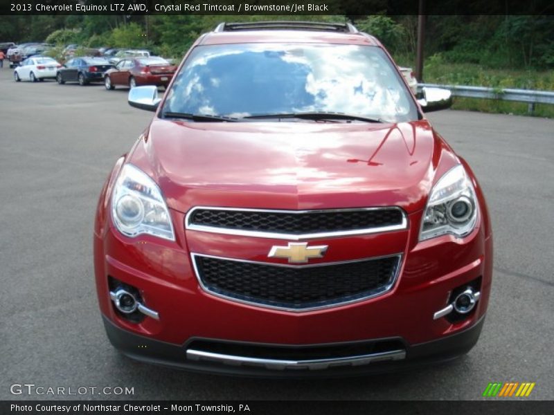 Crystal Red Tintcoat / Brownstone/Jet Black 2013 Chevrolet Equinox LTZ AWD