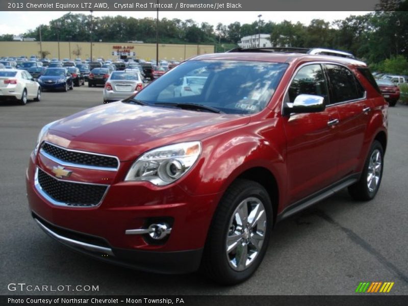 Crystal Red Tintcoat / Brownstone/Jet Black 2013 Chevrolet Equinox LTZ AWD