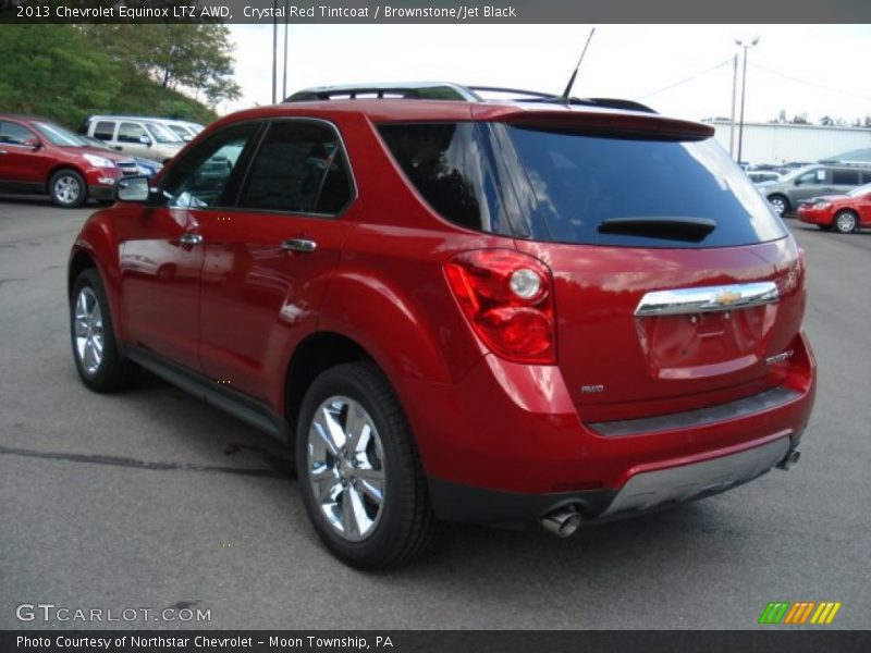 Crystal Red Tintcoat / Brownstone/Jet Black 2013 Chevrolet Equinox LTZ AWD