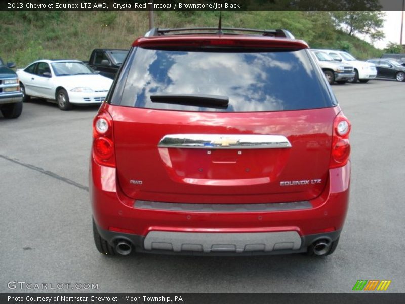 Crystal Red Tintcoat / Brownstone/Jet Black 2013 Chevrolet Equinox LTZ AWD