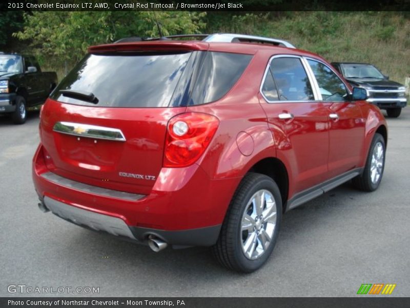 Crystal Red Tintcoat / Brownstone/Jet Black 2013 Chevrolet Equinox LTZ AWD
