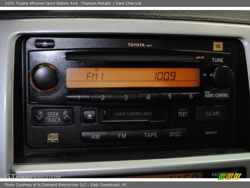 Audio System of 2005 4Runner Sport Edition 4x4