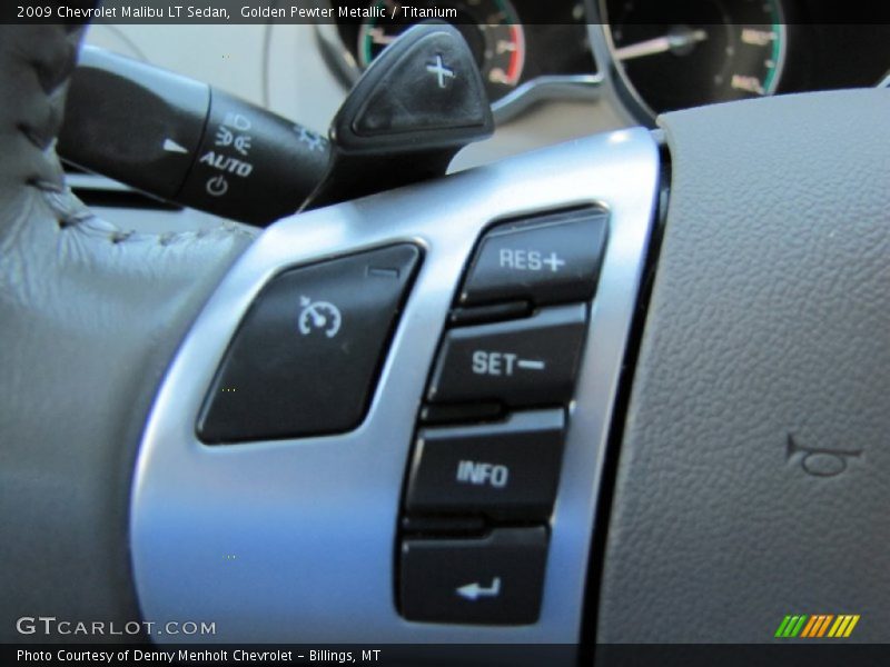 Golden Pewter Metallic / Titanium 2009 Chevrolet Malibu LT Sedan