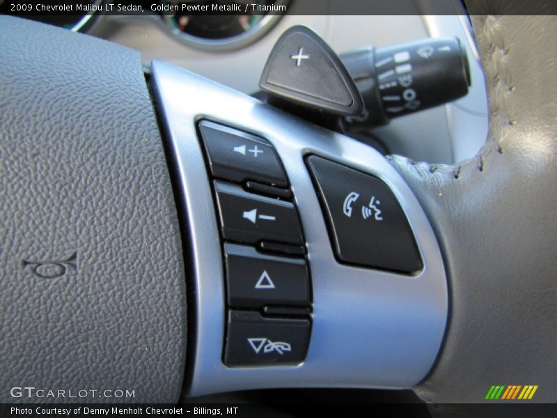 Golden Pewter Metallic / Titanium 2009 Chevrolet Malibu LT Sedan