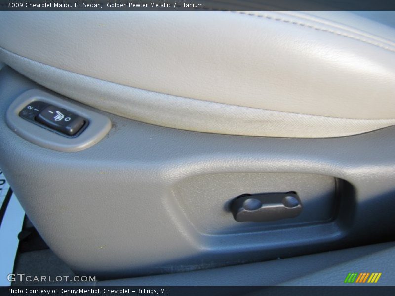 Golden Pewter Metallic / Titanium 2009 Chevrolet Malibu LT Sedan