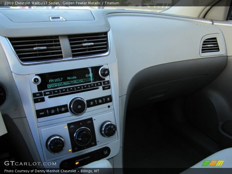 Golden Pewter Metallic / Titanium 2009 Chevrolet Malibu LT Sedan