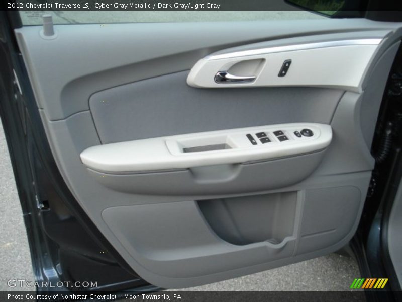 Cyber Gray Metallic / Dark Gray/Light Gray 2012 Chevrolet Traverse LS