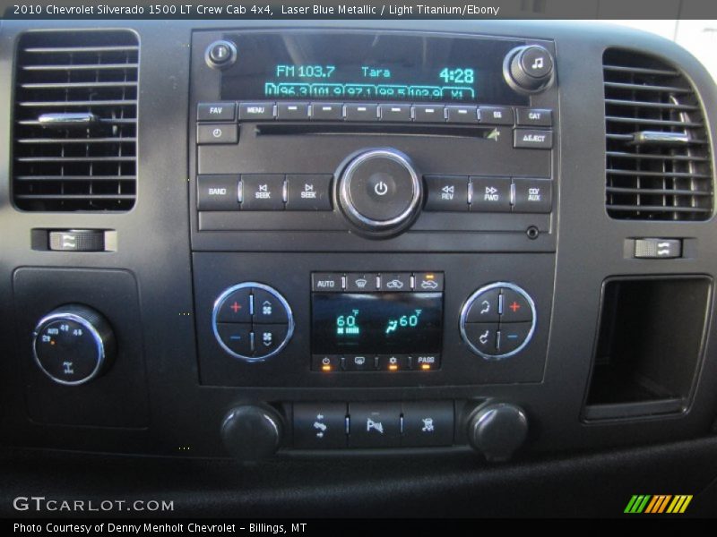 Laser Blue Metallic / Light Titanium/Ebony 2010 Chevrolet Silverado 1500 LT Crew Cab 4x4