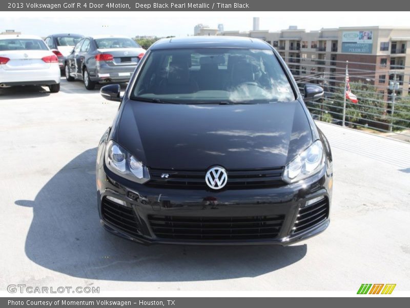 Deep Black Pearl Metallic / Titan Black 2013 Volkswagen Golf R 4 Door 4Motion
